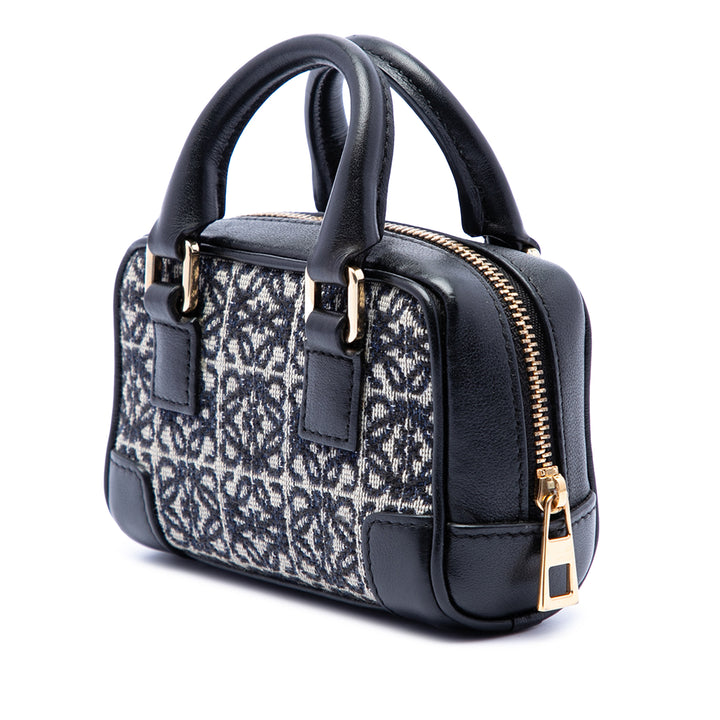 LOEWE Nano Anagram Toile Amazona Sac