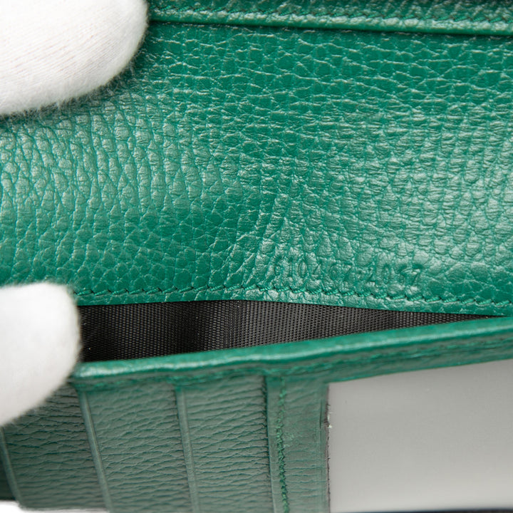 Gucci Cuir de veau Interlocking G Bifold Portefeuille long