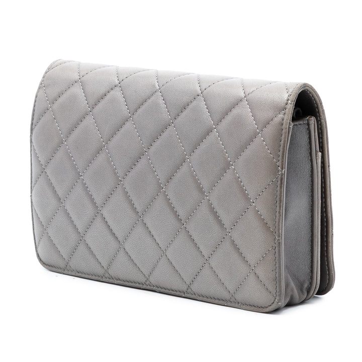 Chanel CC Matelassé Rabat intégral Wallet on Chain Cuir d'agneau