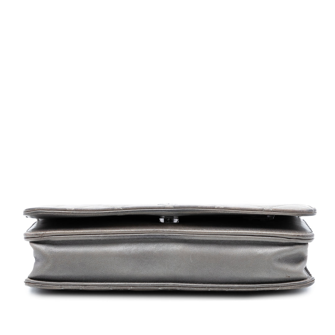 Chanel CC Matelassé Rabat intégral Wallet on Chain Cuir d'agneau
