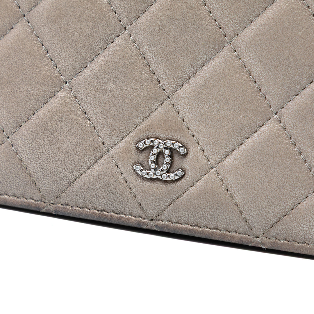 Chanel CC Matelassé Rabat intégral Wallet on Chain Cuir d'agneau