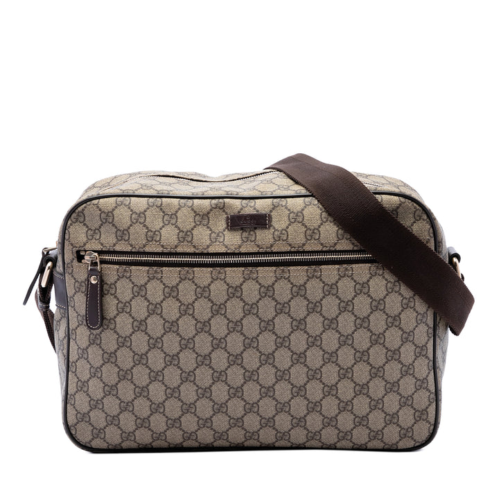 Gucci Sac bandoulière GG Supreme Beige – vue principale – GABY PARIS