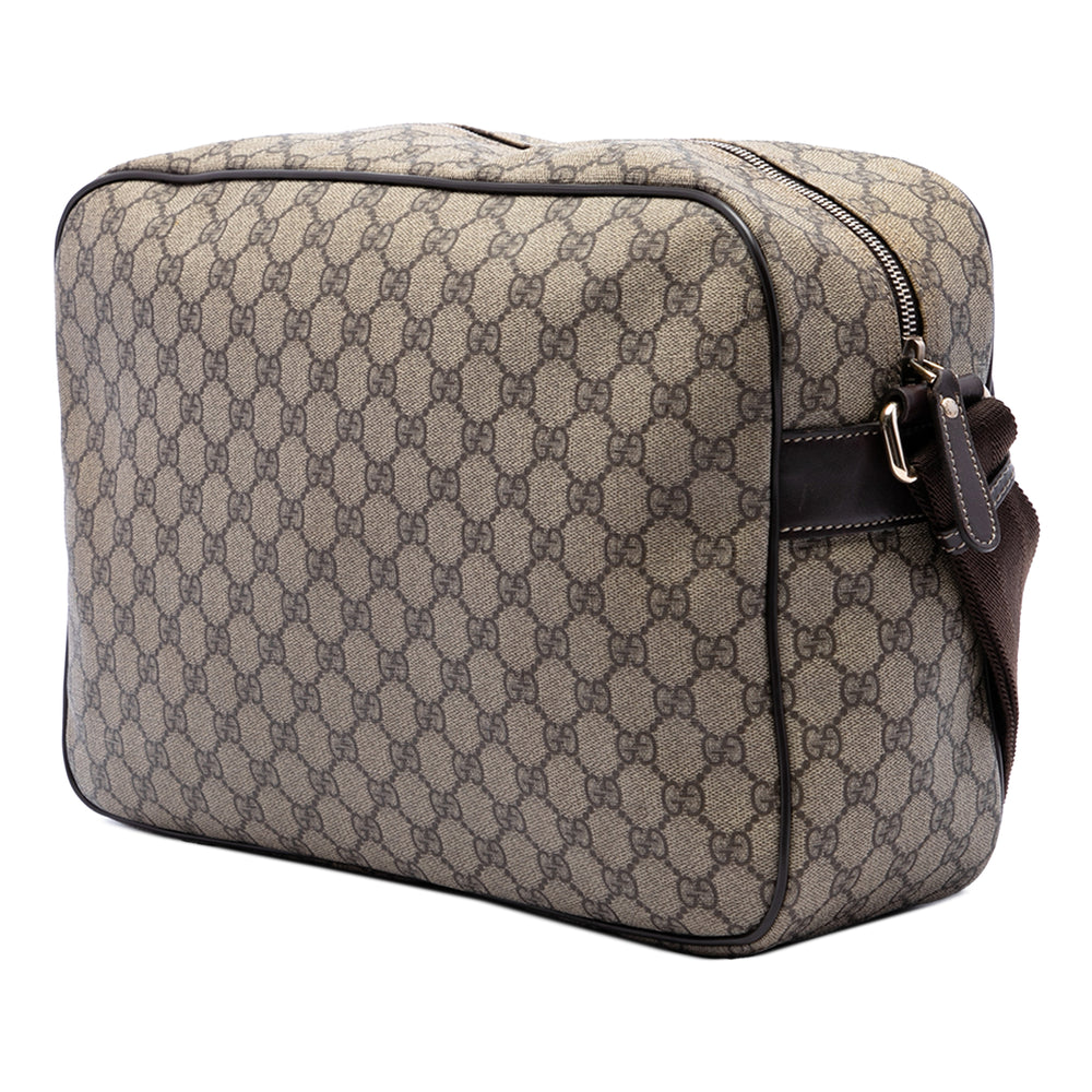 Gucci Sac bandoulière GG Supreme Beige – vue 2 – GABY PARIS