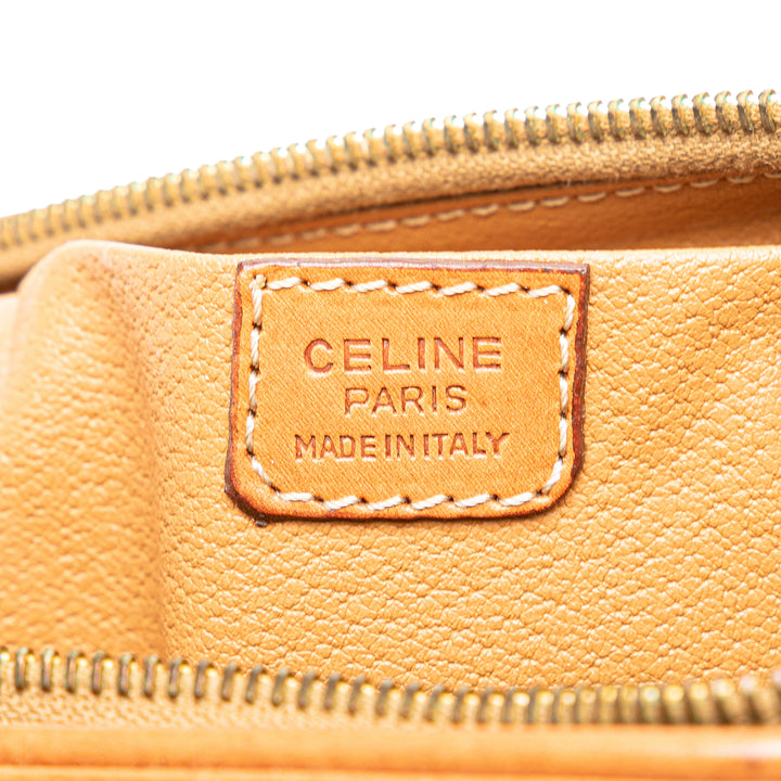 Macadam Coated Canvas Pouch Brown - Gaby Paris