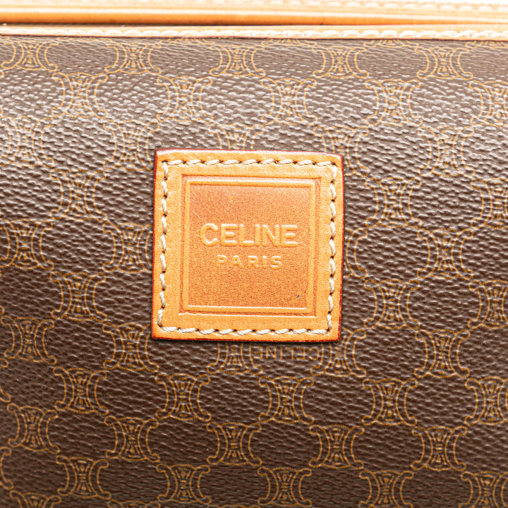 Macadam Coated Canvas Pouch Brown - Gaby Paris