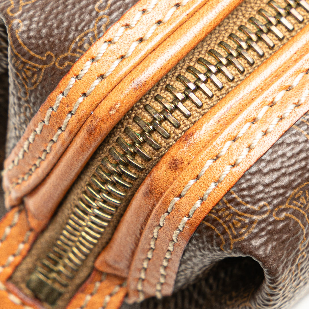 Macadam Coated Canvas Pouch Brown - Gaby Paris