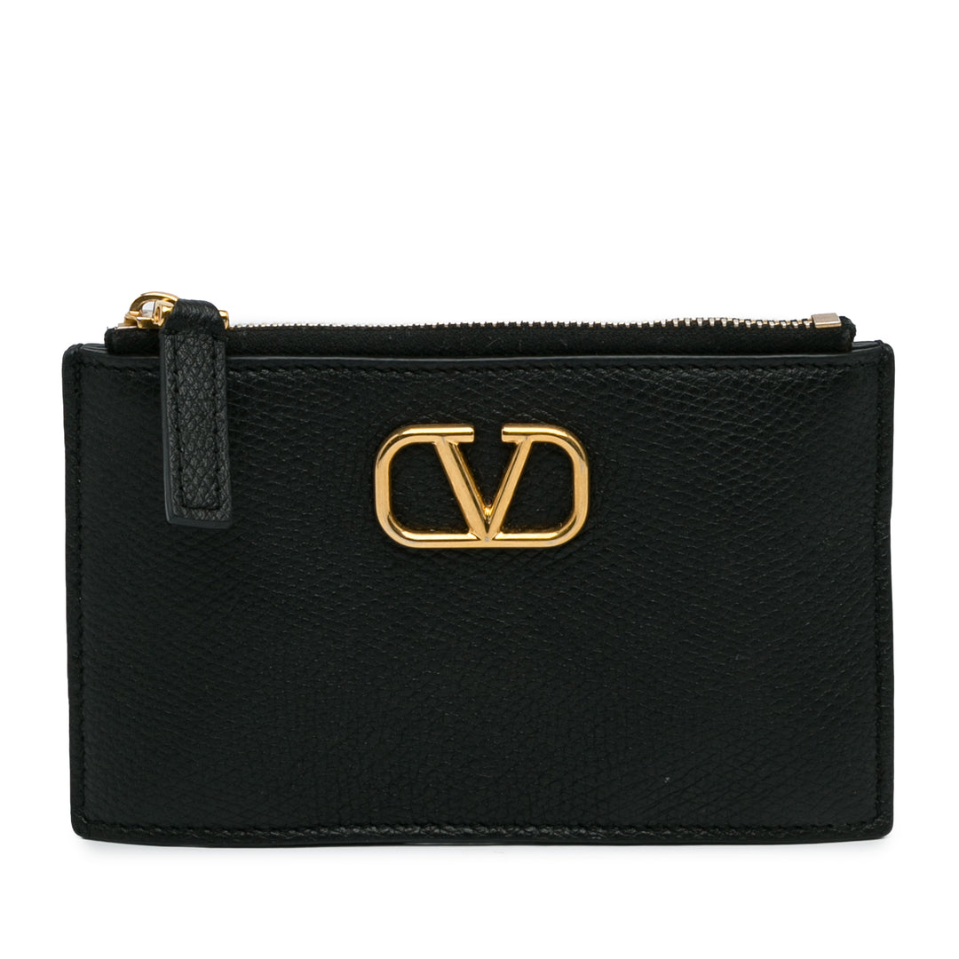 Leather Cardholder Black - Gaby Paris