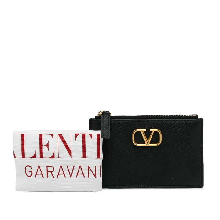 Leather Cardholder Black - Gaby Paris