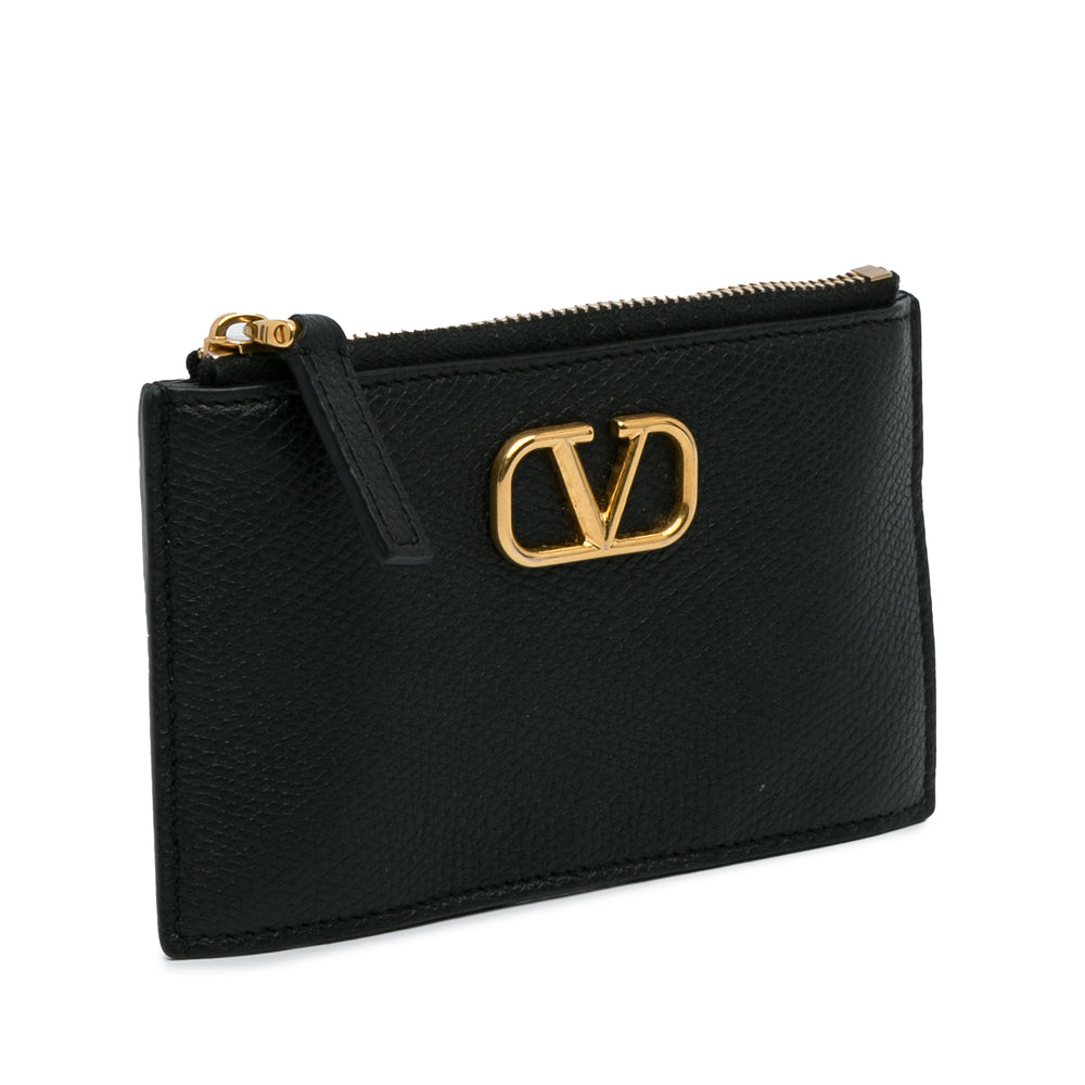 Leather Cardholder Black - Gaby Paris