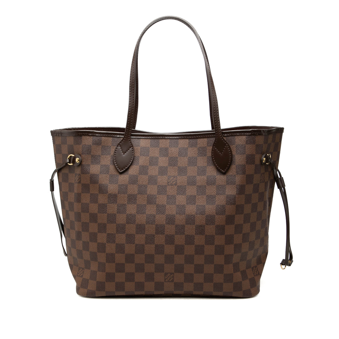 Louis Vuitton Neverfull MM Damier Ébène Marron – vue principale – GABY PARIS