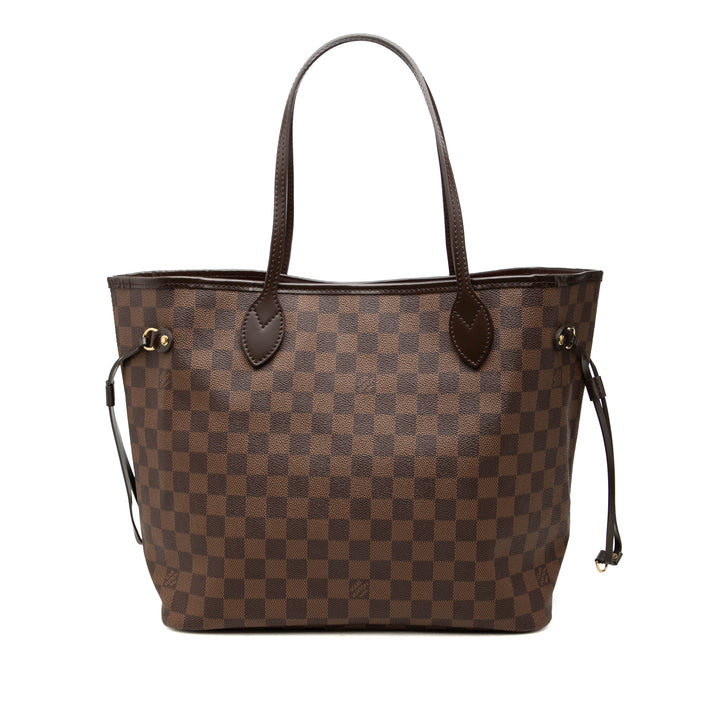Louis Vuitton Neverfull MM Damier Ébène Marron – vue principale – GABY PARIS