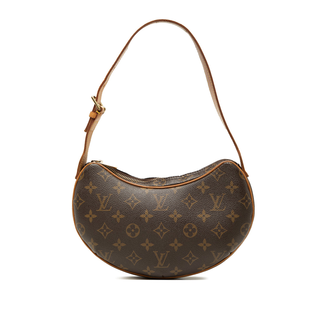 Louis Vuitton Croissant PM Monogram Marron – vue principale – GABY PARIS