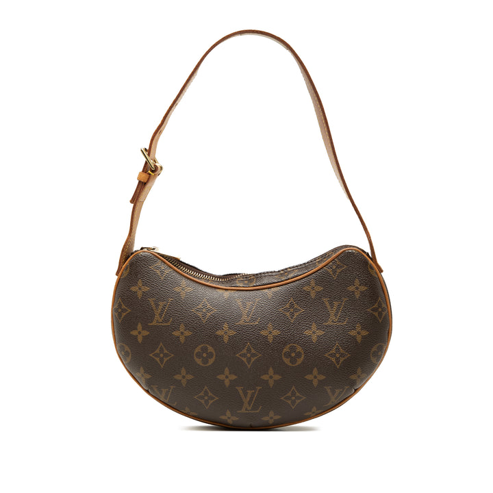 Louis Vuitton Croissant PM Monogram Marron – vue principale – GABY PARIS