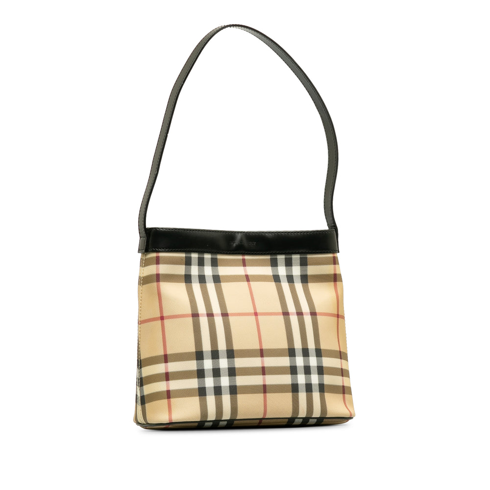 House Check Shoulder Bag Brown - Gaby Paris