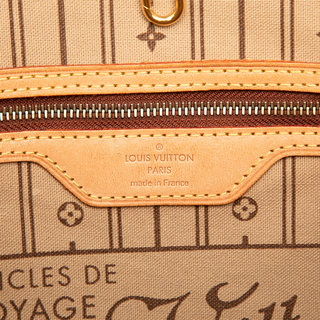 Louis Vuitton Neverfull MM Monogram Marron