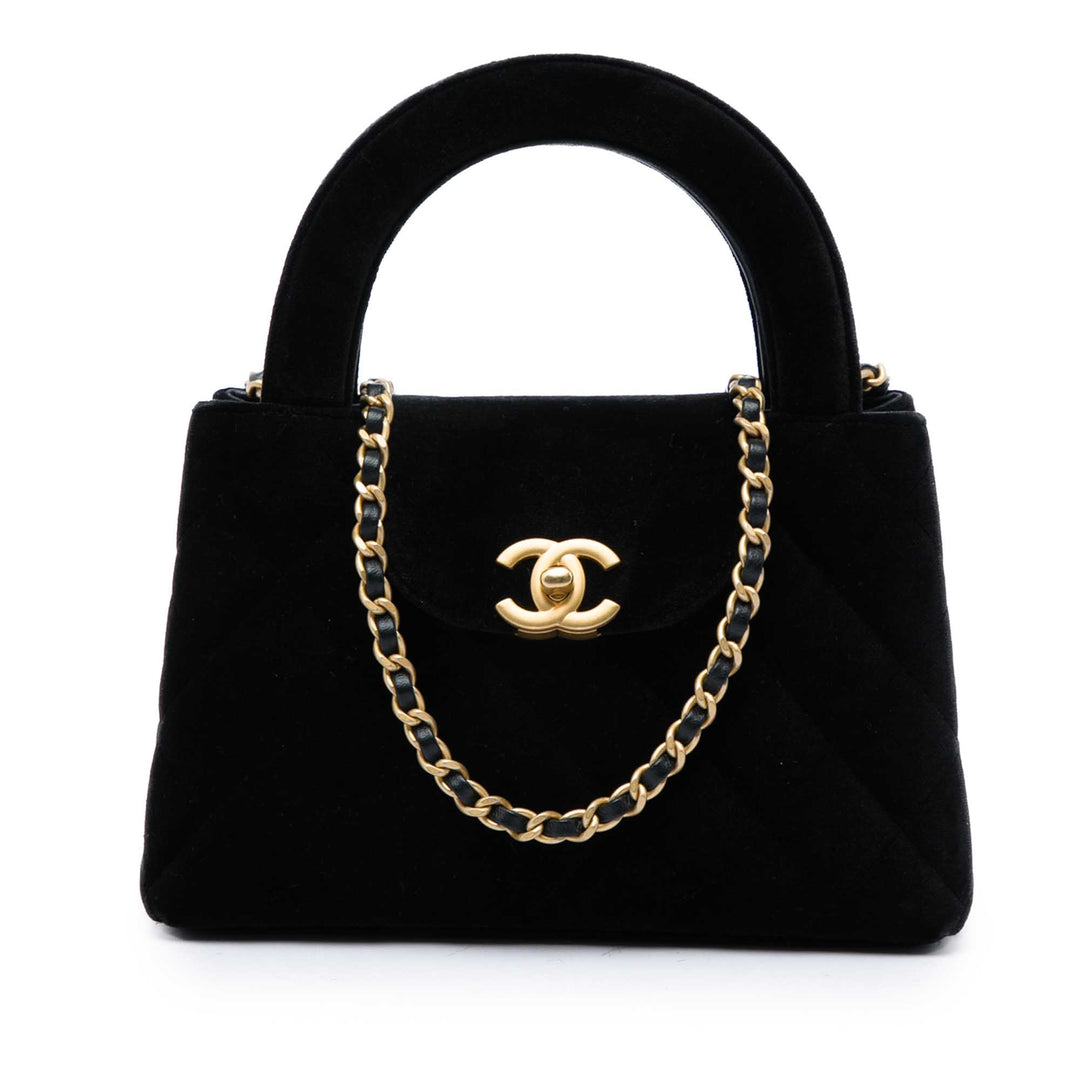 Chanel Kelly Cabas Nano Noir – vue principale – GABY PARIS