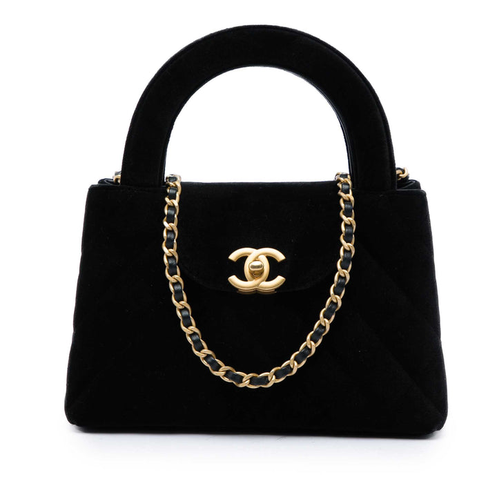 Chanel Kelly Cabas Nano Noir – vue principale – GABY PARIS
