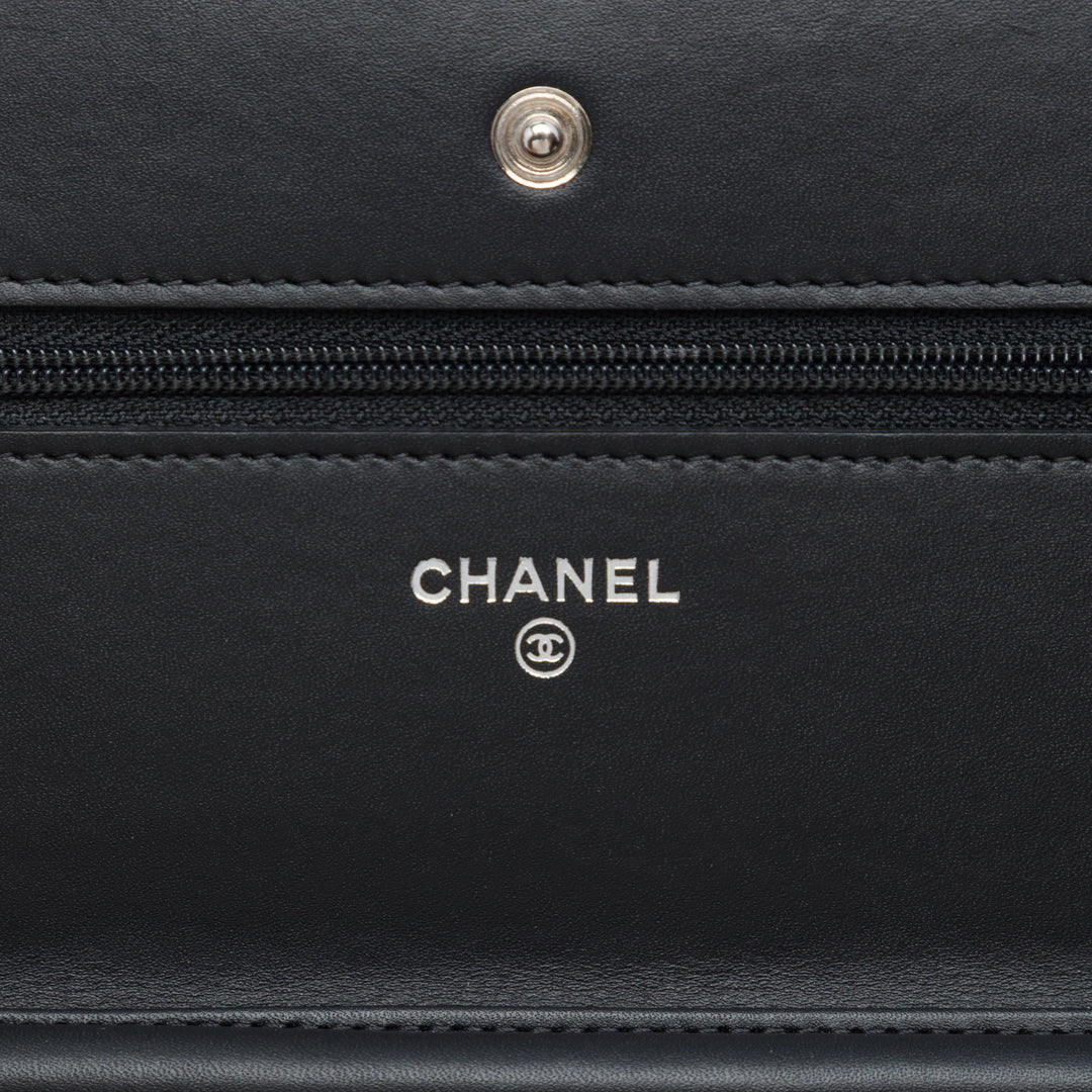 Chanel Paris Dallas CC Matelassé de chèvre Wallet on Chain Cuir de chèvre