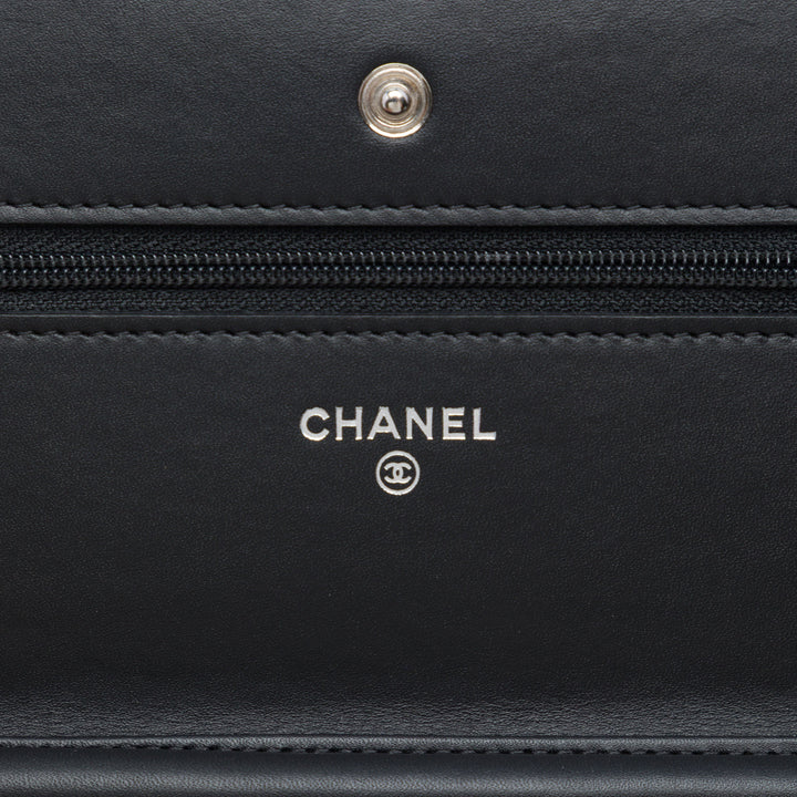 Chanel Paris Dallas CC Matelassé de chèvre Wallet on Chain Cuir de chèvre