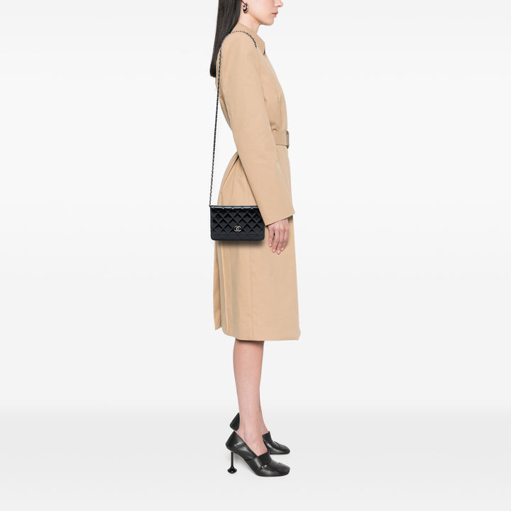 Chanel Paris Dallas CC Matelassé de chèvre Wallet on Chain Cuir de chèvre