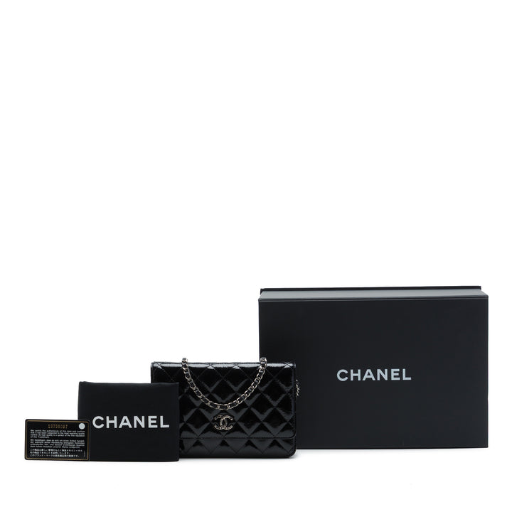 Chanel Paris Dallas CC Matelassé de chèvre Wallet on Chain Cuir de chèvre