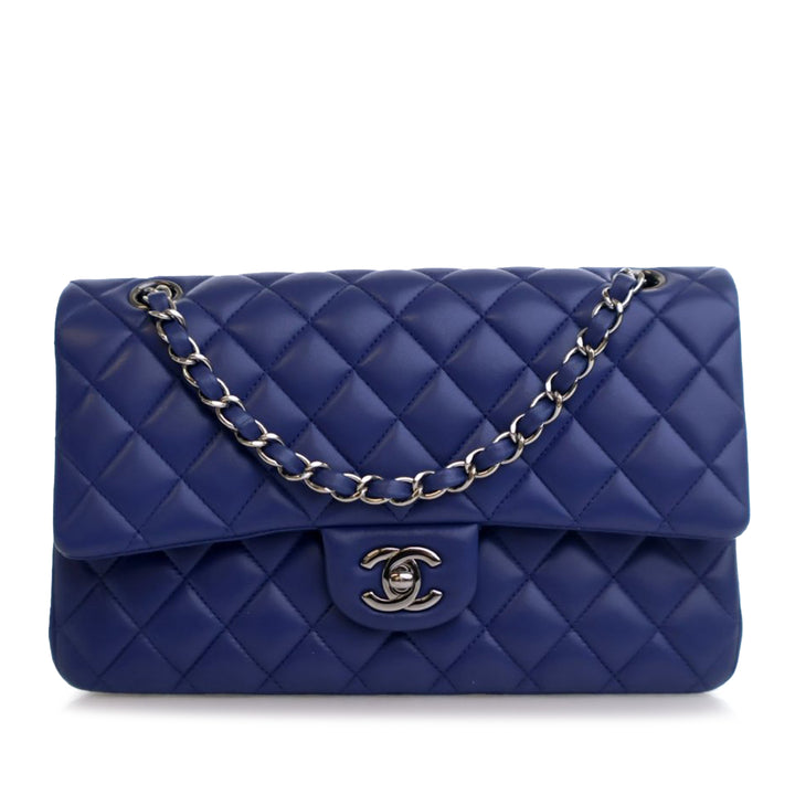 Chanel Medium Classic Cuir d’agneau Double rabat