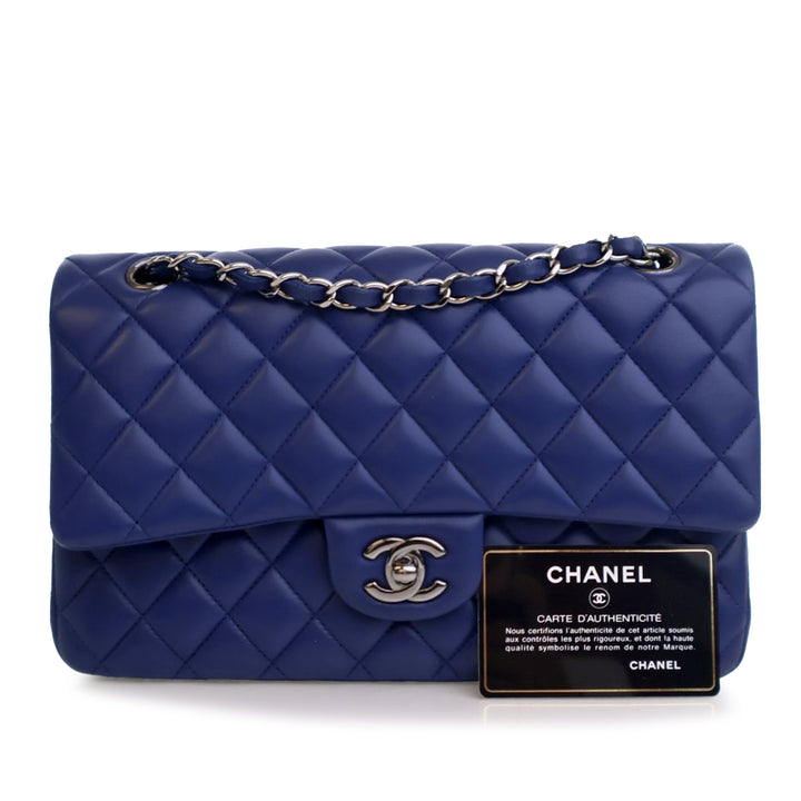 Chanel Medium Classic Cuir d’agneau Double rabat