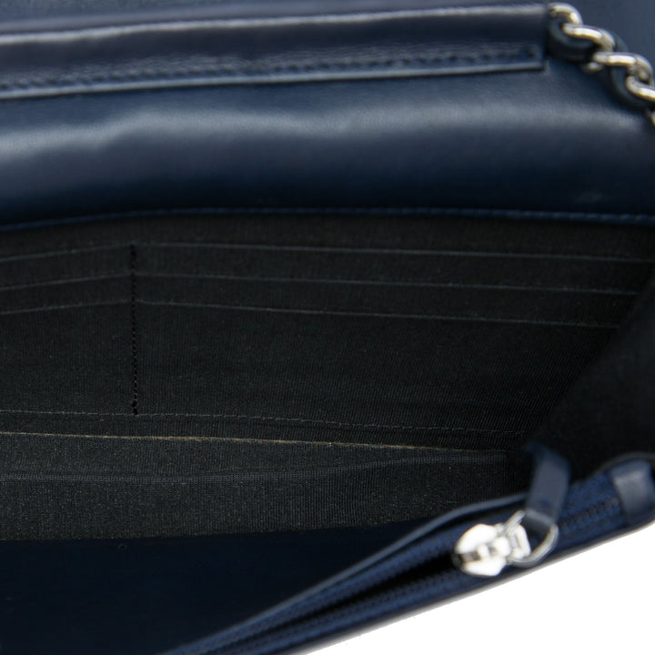 Chanel Matelassé Boy Wallet on Chain Cuir d'agneau Bleu