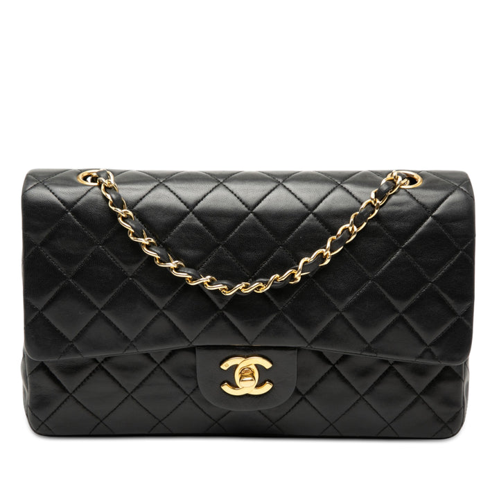 Chanel Medium Classic Cuir d’agneau Double rabat