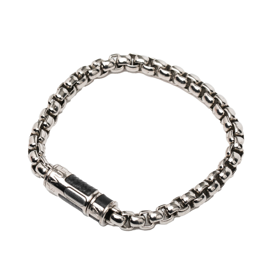 Louis Vuitton plaqué Monogram Eclipse Chain Bracelet