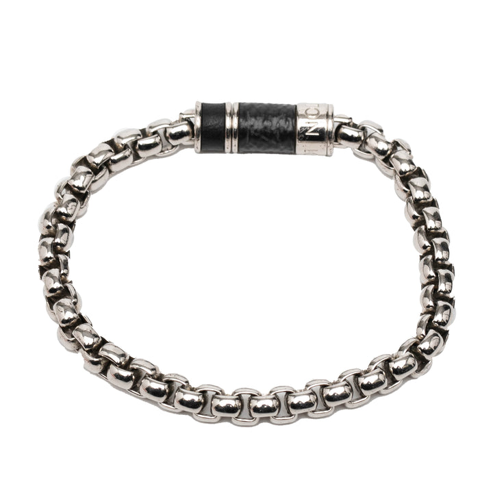 Louis Vuitton plaqué Monogram Eclipse Chain Bracelet