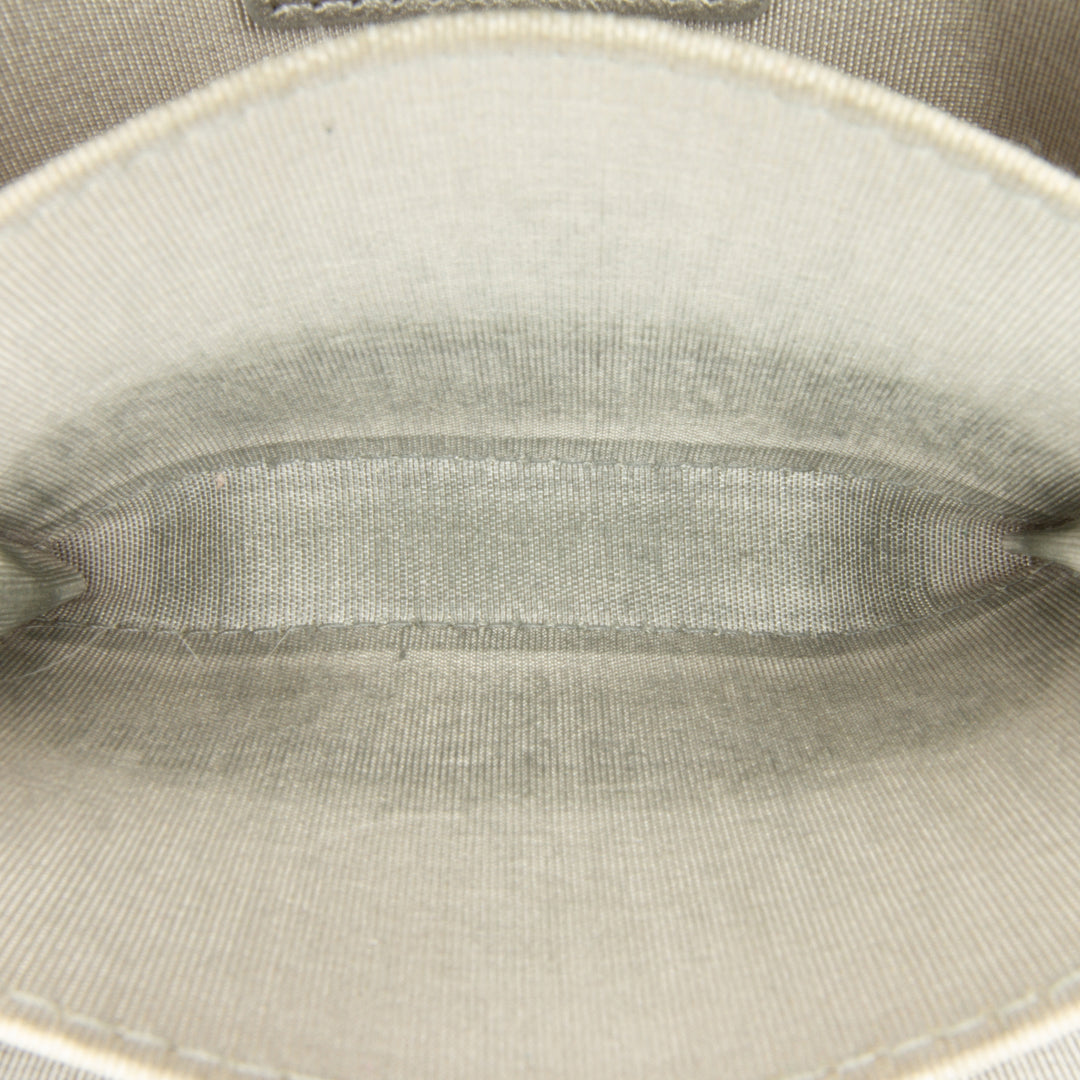 CC Caviar Zip Coin Pouch Gray - Gaby Paris