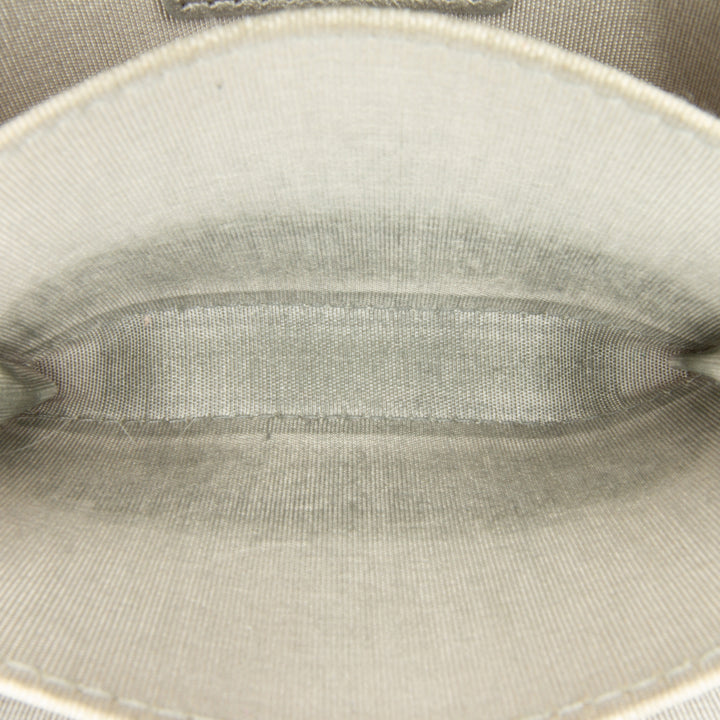 CC Caviar Zip Coin Pouch Gray - Gaby Paris
