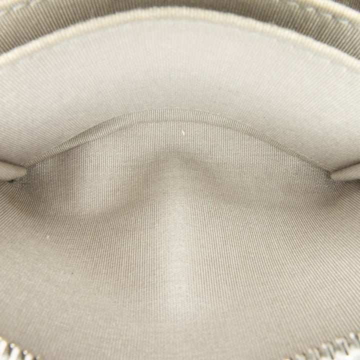 CC Caviar Zip Coin Pouch Gray - Gaby Paris