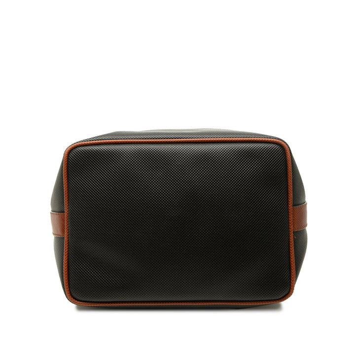Bottega Veneta Sac seau Texturé Marco Polo Cuir de veau Noir – vue 3 – GABY PARIS