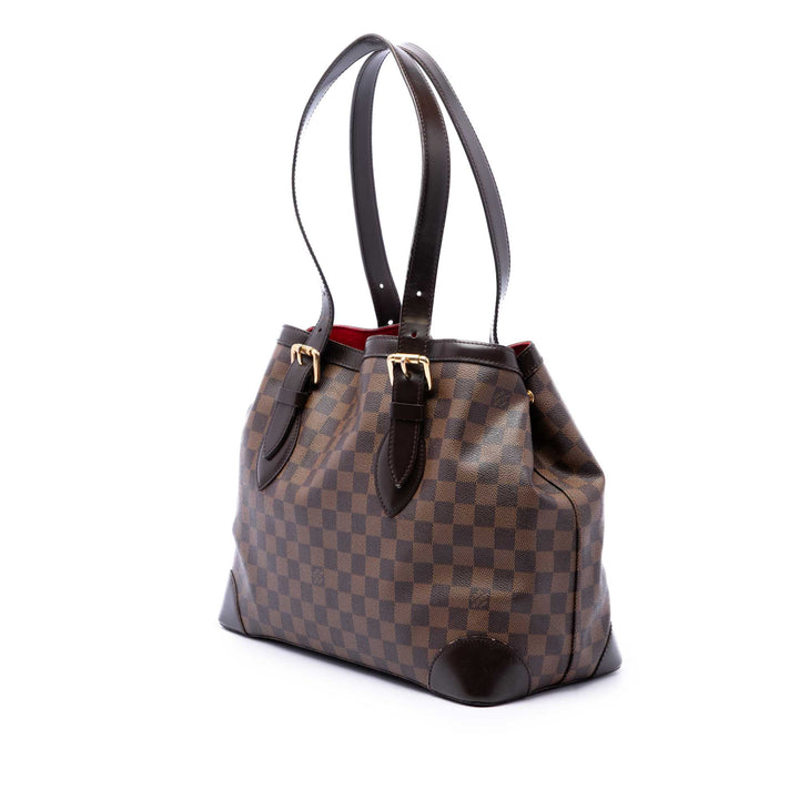 Louis Vuitton Hampstead MM Damier Ébène Marron – vue 2 – GABY PARIS