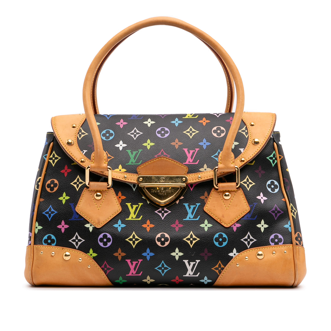 Monogram Multicolore Beverly GM Black - Gaby Paris