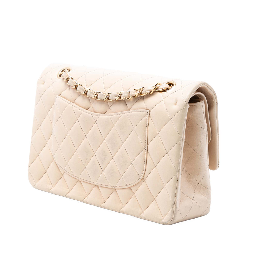 Chanel Medium Classic Cuir d’agneau Double rabat