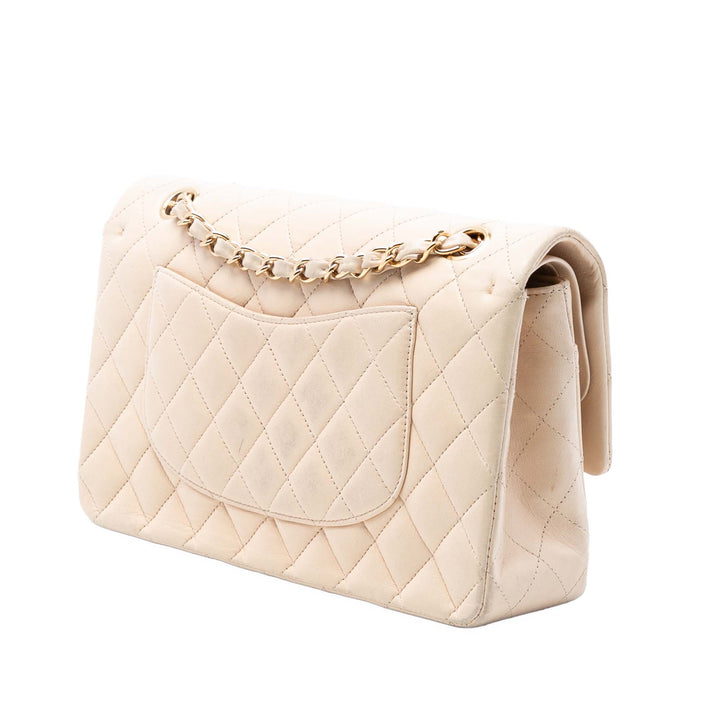 Chanel Medium Classic Cuir d’agneau Double rabat