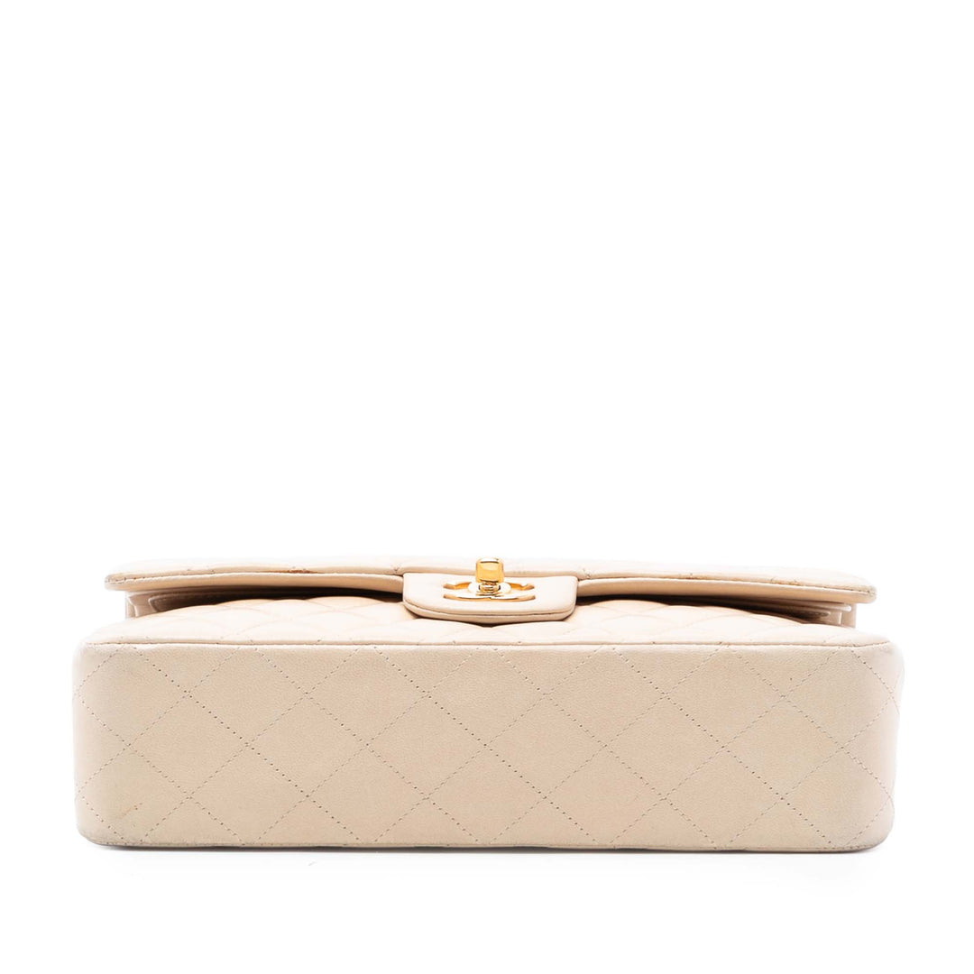 Chanel Medium Classic Cuir d’agneau Double rabat