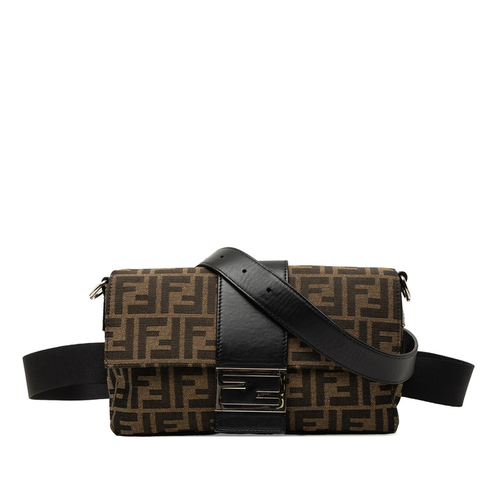 Fendi Zucca Toile Convertible Baguette Sac