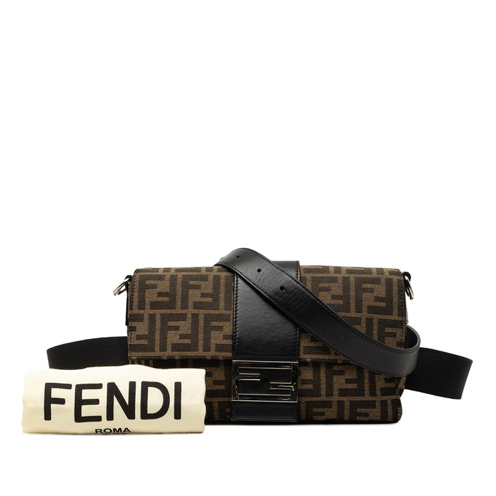 Fendi Zucca Toile Convertible Baguette Sac