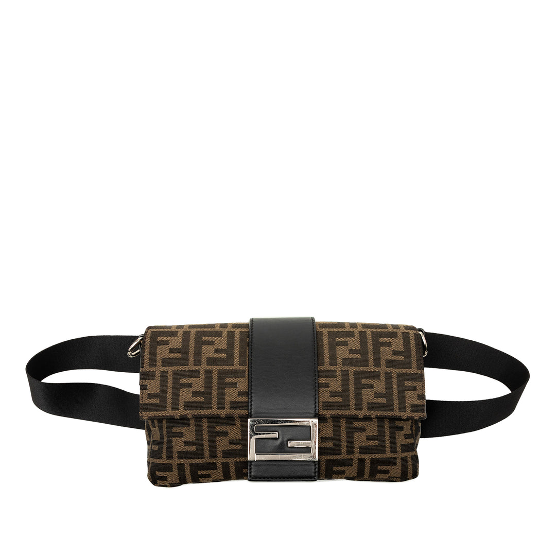Fendi Zucca Toile Convertible Baguette Sac