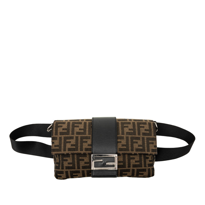 Fendi Zucca Toile Convertible Baguette Sac
