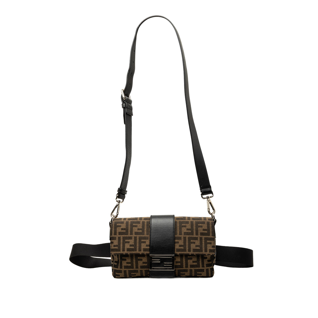 Fendi Zucca Toile Convertible Baguette Sac