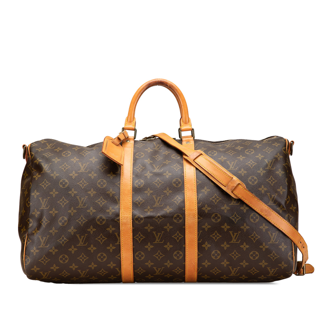 Monogram Keepall Bandouliere 55 Brown - Gaby Paris