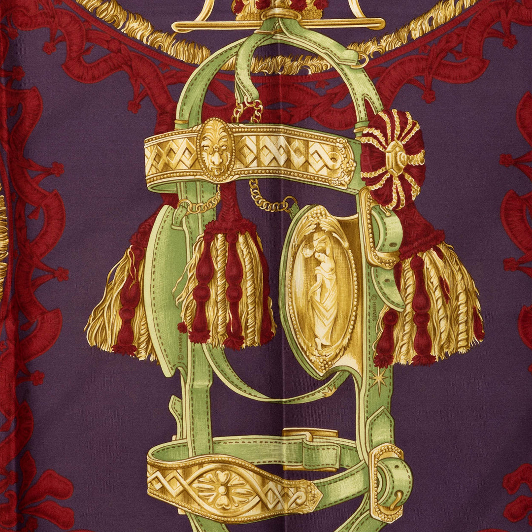 Bride de Cour Foulard 90 Violet