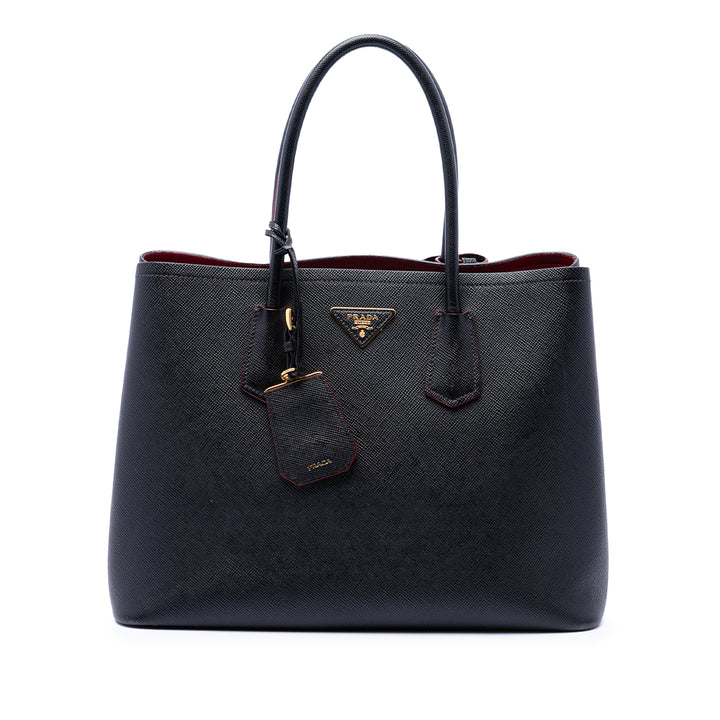 Prada Medium Saffiano Cuir Double Sac