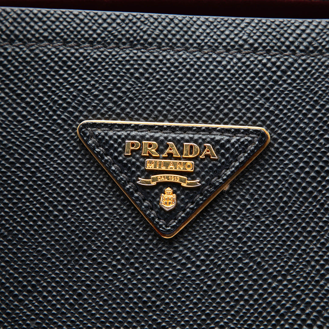 Prada Medium Saffiano Cuir Double Sac