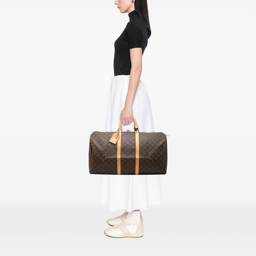 Louis Vuitton Monogram Keepall 55